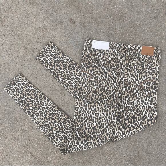AEO High Rise Jegging Next Level Stretch Cheetah Leopard 2 REGULAR NEW - Picture 1 of 6